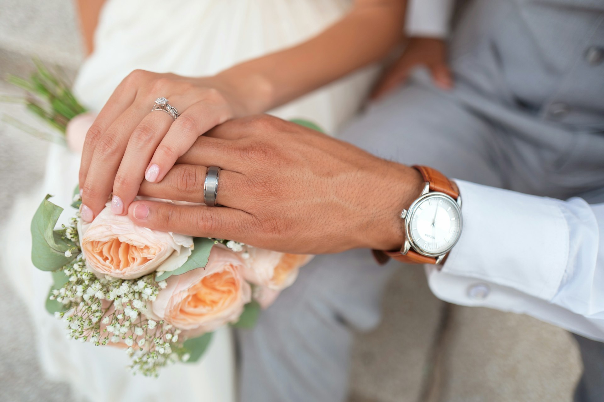 Bride and groom at an elevated Connecticut wedding venue